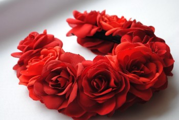 Ободок «Червона троянда»