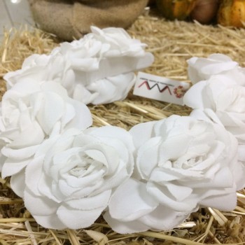 Ободок «Білі троянди»